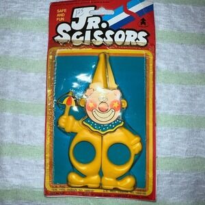 NOS Vintage Jr Scissors Clown Design Hong Kong